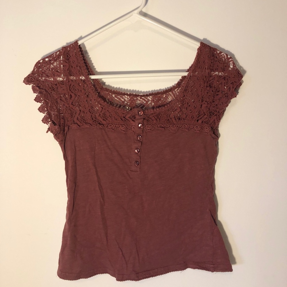 Maroon shirt